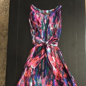 Charlie Jade Short Floral Silk Dress